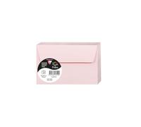 Clairefontaine 5651C - Pacco da 20 Buste autoadesive - Formato 9x14cm - 120g/m² - Colore rosa -Inviti Eventi e Corrispondenza - Gamma Pollen - Carta Premium Liscia