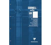 Clairefontaine 58199C - Bloc de cours "CORNELL notes" perf. 4 trous 21x29,7cm 200p réglure Cornell séyès