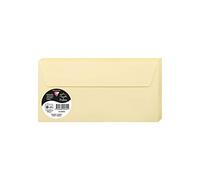 Clairefontaine 5845C - Pacco da 20 Buste autoadesive - Formato DL 11x22cm - 120g/m² - Colore camoscio -Inviti Eventi e Corrispondenza - Gamma Pollen - Carta Premium Liscia