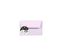 Clairefontaine 5861C - Pacco da 20 Buste autoadesive - Formato 9x14cm - 120g/m² - Colore lilla -Inviti Eventi e Corrispondenza - Gamma Pollen - Carta Premium Liscia