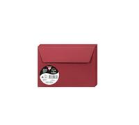 Clairefontaine Buste autoadesive 5886C - pacco da 20 C6 11,4x16,2 cm 120 g Bordeaux - Gamma Pollen