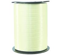 Clairefontaine 601702C Bobina di nastro da regalo liscio, da 500 m x 7 mm, ideale per progetti creativi e regali, di colore avorio