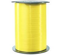 Clairefontaine 601715C Bobina di nastro da regalo, da 500 m x 7 mm, ideale per progetti creativi e regali, di colore giallo limone