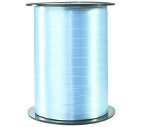 Clairefontaine 601725C Bobina di nastro da regalo liscio, da 500 m x 7 mm, ideale per progetti creativi e regali, di colore blu chiaro