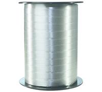 Clairefontaine 601776C - Bobina di nastro liscia - 500mx0,7 cm - Argento - nastro decorativo per regali, Fai da Te, carta da regalo