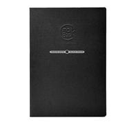 Clairefontaine 60316C Quaderno Punto Metallico Crok'Book - 20 fogli carta da disegno Nera A4 21x29,7 cm 120g - Formato Ritratto - Copertina Nera Morbida Personalizzabile