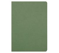Clairefontaine 733063C Collezione Age Bag Quaderno a Punto Metallico Verde - A4 21X29,7 Cm - 96 Pagine Rigate Con Margini - Carta Bianca 90G