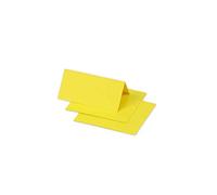 Clairefontaine 75023C - Pacco da 25 Segnaposto- Formato 8,5x8cm - 210g/m² - Colore giallo Sole -Inviti Eventi e Corrispondenza - Gamma Pollen - Carta Premium Liscia
