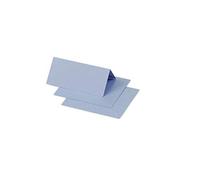 Clairefontaine 75039C - Pacco da 25 Segnaposto- Formato 8,5x8cm - 210g/m² - Colore blu lavanda -Inviti Eventi e Corrispondenza - Gamma Pollen - Carta Premium Liscia