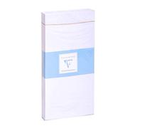 Clairefontaine 7735C - Confezione da 25 Buste Bianche Foderate Triomphe DL- 110x220mm - Autoadesive - 130g/m²