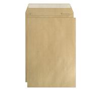 Clairefontaine 7750C - Scatola da 250 buste Kraft Ador Marrone C4-229x324 mm - Autoadesive - 90g/m²