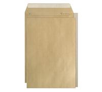 Clairefontaine 7850C - scatola de 100 Buste Kraft Adour Marrone con Dorso Rigido in Cartone C4-229x324 mm - Autoadesive - 90g/m²