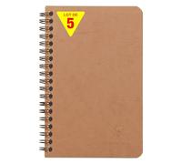 Clairefontaine 78616Cpack - Conf. 5 quaderno 11x17 cm 120 p righe Age Bag