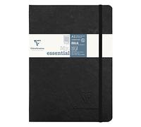 Clairefontaine 793421C Taccuino Cucito Dorso Quadrato, 21 x 15 x 1.4 cm, Nero