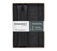 Clairefontaine 793438C - taccuino A5 192 p dot Age Bag nero pelle