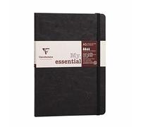 Nuovo Exaclair Età Borsa Myessential Threadbound Notebook Foderato A5 Nero 96sh