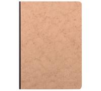 Clairefontaine 795424C Collection Age Bag Un taccuino Cousu Dos Toilé blu - A5 14,8x21 cm - 192 pagine a quadretti piccoli - carta bianca 90g - copertina in carta lustrée a grana grossa effetto cuoio