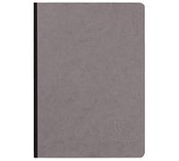 Clairefontaine 795435C Collection Age Bag Un taccuino Cousu Dos Toilé grigio - A5 14,8x21 cm - 192 pagine DOT - carta bianca 90g - copertina in carta lustrée a grana grossa effetto cuoio