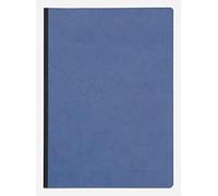 Clairefontaine 795464C Collection Age Bag Un taccuino Cousu Dos Toilé blu - A5 14,8x21 cm - 192 pagine rigate - carta bianca 90g - copertina in carta lustrée a grana grossa effetto cuoio