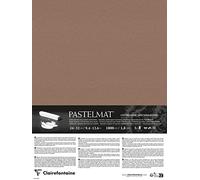 Clairefontaine 796011C - Contrecollé Pastelmat 24x32cm 5F marron