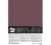 Clairefontaine 796016C - Contrecollé Pastelmat 24x32cm 5F lie de vin