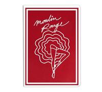 Clairefontaine 812436C - Taccuino in brossura morbida, formato A5, 14,8 x 21 cm, 128 pagine a righe di carta bianca 90 g, collezione Moulin Rouge - 2 immagini, consegna casuale