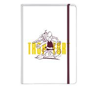 Clairefontaine 813055C - taccuino con copertina rigida Asterix - A5 14,8x21cm 144 Pagine a righe carta bianca 90g - Chiusura ad elastico - Collezione Asterix