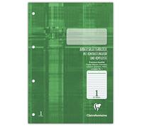 Clairefontaine 82601 C lavoro block, a righe 1, incorniciato, 50 fogli