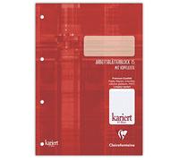 Clairefontaine 82615C - Ricarica di 50 fogli a quadretti con margini, 10 pz