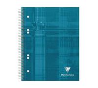 Clairefontaine 8275C - quaderno spirale A5 16x21 cm 180 p righe 90g bianca