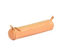 Clairefontaine 8303C Trousse rotonda in vera pelle, Naturale