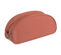 Clairefontaine 8343C Astuccio Ovale in tessuto con 2 scomparti, color Pesca