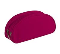 Clairefontaine 8344C Astuccio Ovale in tessuto con 2 scomparti, color Fragola