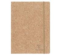 Clairefontaine 83527C - Una cartelletta con elastico in cartone con carta a base di gusci di cacao 3 lembi A4 - Collezione Jeans&Cocoa