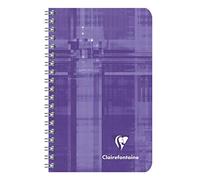Clairefontaine 8586C - Conf. 10 taccuino 7,5x12 cm 100 p righe 90g bianca