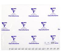 Clairefontaine 93458C - Confezione carta da disegno Etival 25 fogli , grana fine 50x65 cm, 300 g, bianca