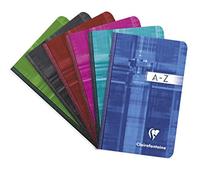 Clairefontaine 9599C - rubrica 9x14 cm 192 p quad. piccoli 90g bianca