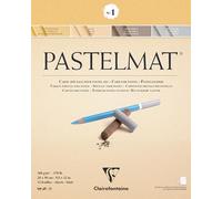 Clairefontaine Pastelmat Pastiglia No.1 24x30 CM 12 Fogli 4 Diversi Tonalità