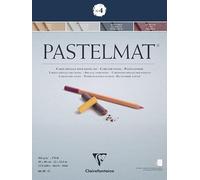 Clairefontaine 96112C Blocco collato Pastelmat n°4 - 12 Fogli di carta Speciale per Pastelli secchi - 30x40 cm 360g - 4 Colori Assortiti - Divisori in carta Cristal