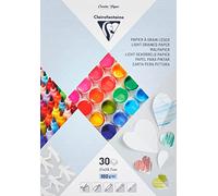Clairefontaine 97242C - Blocco da 60 fogli di Carta Bianca - Formato A4 (21x29,7cm) - Carta160g/m² per Bricolage e Disegno - Hobby creativo Bambini e Adulti