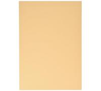 Clairefontaine 97464C Confezione carta Maya - 25 Fogli Carta da Disegno Liscia Albicocca - A4 21x29,7 cm 270g - Ideale per il Disegno e le Attività Creative