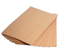 Clairefontaine 975014C Confezione carta Kraft - 25 Fogli di carta Kraft Grezza Marrone A3 29,7x42 cm 275g - Carta a Grana grezza per il Disegno e le Attività creative