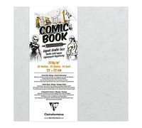 CLAIREFONTAINE 975198C COMIC BOOK cucito lato lungo LAYOUT DOUBLE FACE 22x22 32F 220g