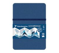 Clairefontaine 975967C: album Accordion: 18 Pagine carta acquerello bianca grana media Fin A6 10,5x14,8 cm 300g: Consigliato per artisti e globe trotter