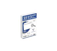 Clairefontaine 9811C - Conf. 25 buste 90x140 mm bianco 90g/m² bianche