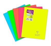 Clairefontaine 981423C - quaderno spirale A5 16x21 cm 120 p righe 90g rosso