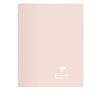 Clairefontaine 981481C CONFEZIONE DA 10 QUADERNI a punto metallico Koverbook Blush - 24x32 cm - 96 pagine a quadretti grandi - Carta bianca 90g - copertina in polipropilene opaco- colori casuali