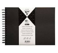 Clairefontaine Album 95437C, 21x16cm, copertina rigida nera