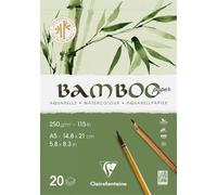 Clairefontaine Bamboo Glued Pad On 1 Side Taccuino da disegno A5 250 g