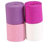 Clairefontaine - Carta crespa, 5 cm x 10 m, colore: Rosa